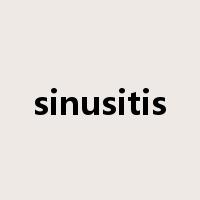 sinusitis是什么意思