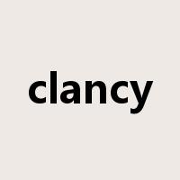 clancy是什么意思