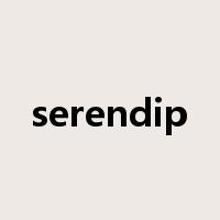 serendip是什么意思