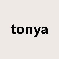 tonya是什么意思