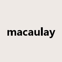 macaulay是什么意思