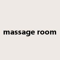 massage room是什么意思