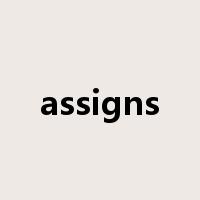 assigns是什么意思