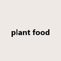 plant food是什么意思