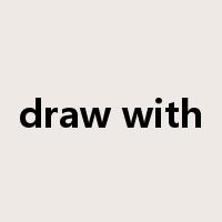 draw with是什么意思