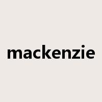 mackenzie是什么意思
