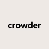 crowder是什么意思