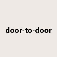 door-to-door是什么意思