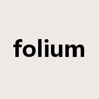 folium是什么意思