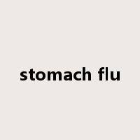 stomach flu是什么意思