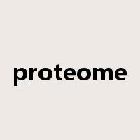 proteome是什么意思