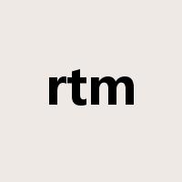 rtm是什么意思