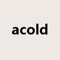 acold是什么意思
