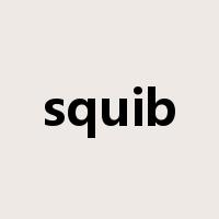 squib是什么意思