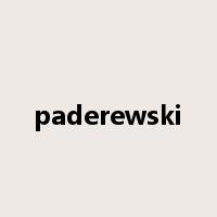 paderewski是什么意思
