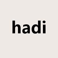 hadi是什么意思