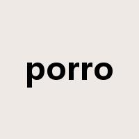 porro是什么意思