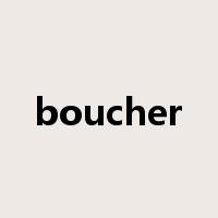 boucher是什么意思