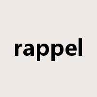 rappel是什么意思