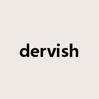 dervish是什么意思