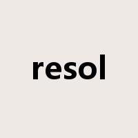 resol是什么意思