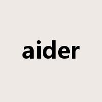 aider是什么意思