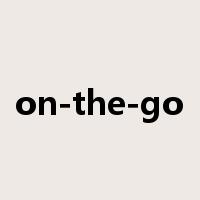 on-the-go是什么意思