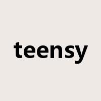 teensy是什么意思