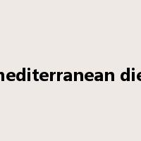 mediterranean diet是什么意思