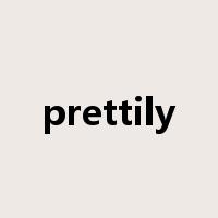 prettily是什么意思