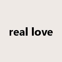 real love是什么意思