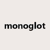monoglot是什么意思