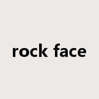 rock face是什么意思