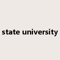 state university是什么意思