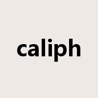 caliph是什么意思
