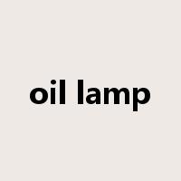 oil lamp是什么意思
