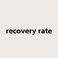 recovery rate是什么意思