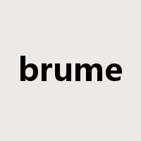 brume是什么意思