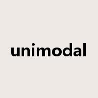 unimodal是什么意思