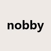 nobby是什么意思