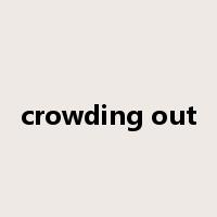 crowding out是什么意思