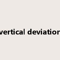 vertical deviation是什么意思
