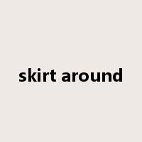 skirt around是什么意思