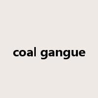 coal gangue是什么意思