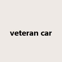 veteran car是什么意思