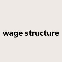 wage structure是什么意思