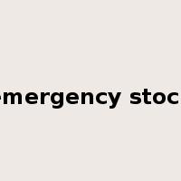 emergency stock是什么意思