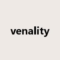 venality是什么意思