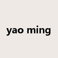 yao ming是什么意思