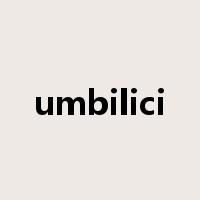 umbilici是什么意思